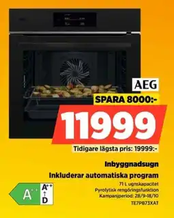Power Aeg inbyggnadsugn erbjuda