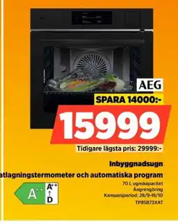 Power Aeg inbyggnadsugn erbjuda