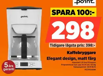 Power Point kaffebryggare erbjuda