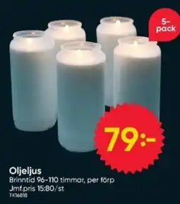 DollarStore Oljeljus erbjuda