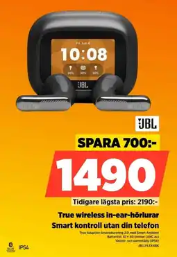 Power Jbl true wireless in-ear-hörlurar erbjuda