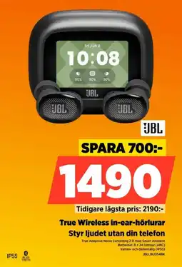 Power Jbl true wireless in-ear-hörlurar erbjuda