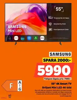 Power Samsung 55" 4K Smart TV erbjuda