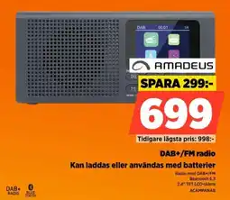 Power Amadeus DAB+/FM radio erbjuda