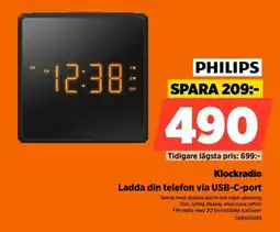 Power Philips klockradio erbjuda