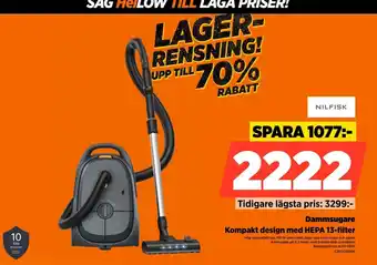 Power Nilfisk dammsugare erbjuda