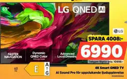 Power LG 4K Smart QNED TV erbjuda