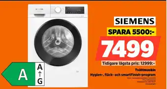 Power Siemens tvättmaskin erbjuda