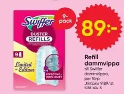 DollarStore Swiffer dammvippa refill erbjuda
