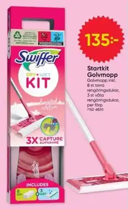 DollarStore Swiffer Dry+Wet Kit erbjuda