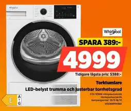 Power Whirlpool torktumlare erbjuda