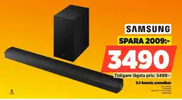 Power Samsung 5.1-kanals soundbar erbjuda