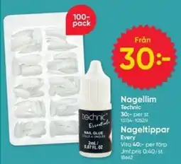 DollarStore Technic nagellim erbjuda