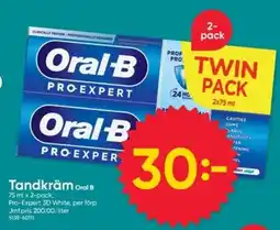 DollarStore Oral B tandkräm erbjuda