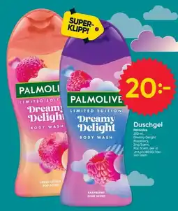 DollarStore Palmolive dreamy delight body wash erbjuda