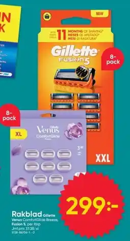 DollarStore Gillette Venus ComfortGlide Breeze erbjuda