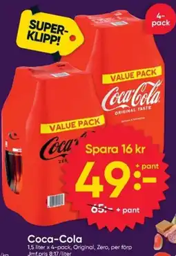 DollarStore Coca-Cola Zero, Original erbjuda