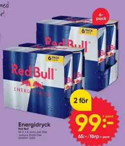 DollarStore Red Bull Energidryck erbjuda