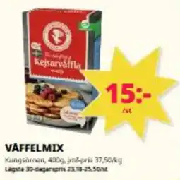 Tempo Kungsämen Väffelmix erbjuda