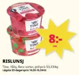 Tempo Tine rislunsj erbjuda