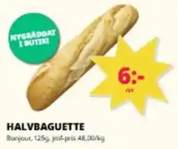 Tempo Halvbaguette erbjuda