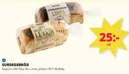Tempo Surdegsbröd erbjuda