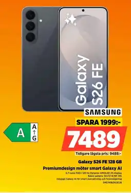 Power Samsung Galaxy S26 FE erbjuda