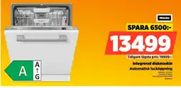 Power Miele integrerad diskmaskin erbjuda