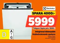 Power Electrolux integrerad diskmaskin erbjuda