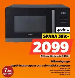 Power Point mikrovågsugn erbjuda