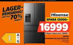 Power Hisense Kyl/frys erbjuda