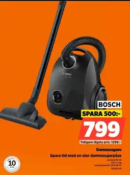 Power Bosch dammsugare erbjuda