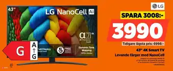 Power LG 43" 4K Smart TV erbjuda