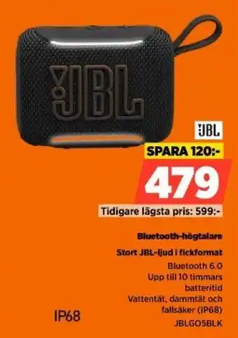 Power Jbl bluetooth-högtalare erbjuda