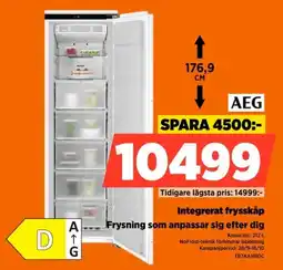 Power AEG integrerat frysskåp erbjuda