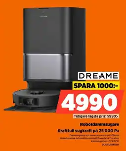 Power Dreame robotdammsugare erbjuda