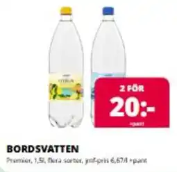 Tempo Bordsvatten erbjuda