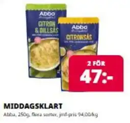 Tempo Abba middagsklart erbjuda