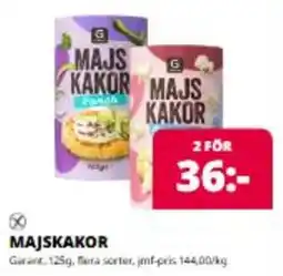 Tempo Garant majskakor erbjuda