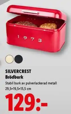 Lidl SILVERCREST Brödburk erbjuda