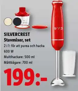 Lidl SILVERCREST Stavmixer, set erbjuda