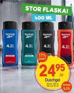 EKO Reebok Duschgel erbjuda