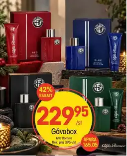 EKO Alfa Romeo Gåvobox erbjuda