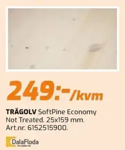 Bolist DalaFloda Trägolv SoftPine Economy erbjuda