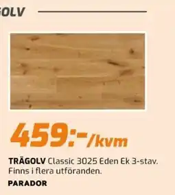 Bolist Parador trägolv classic 3025 eden ek 3-stav erbjuda