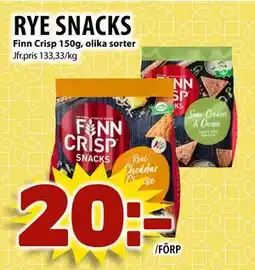 Matvärlden Tensta RYE SNACKS erbjuda