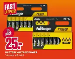 ÖoB BATTERI VOLTAGE POWER erbjuda
