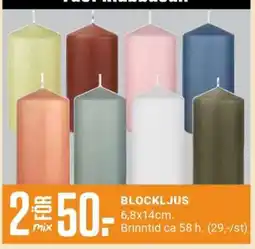 ÖoB Blockljus erbjuda