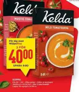 Willys Soppa erbjuda