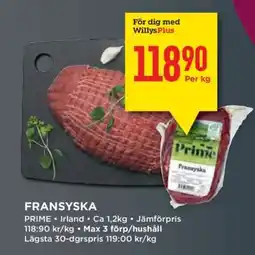 Willys Fransyska erbjuda